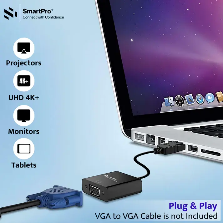 Convertor SmartPro Display Port DP to VGA-3.webp