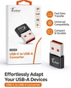 Convetor Techie Type C to USB A CONV10