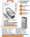 Convertor Techie Type C/USB to Lan Ethernet CONV19