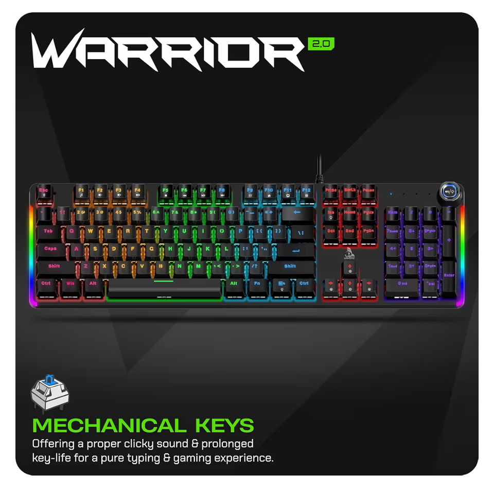 Keyboard Tag Gamerz Mechanical Warrior 2.0