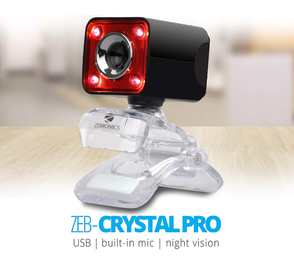 Webcam Zebronics Crystal Pro 640X480