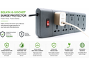 Spike Belkin 8 Socket 2Mt