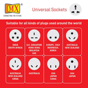 Extension Box MX 1166 3 Socket 6Mt 