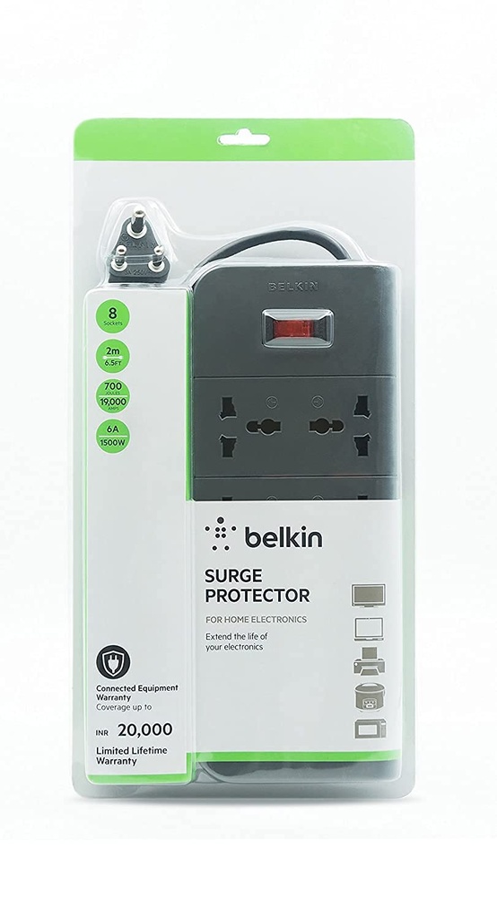Spike Belkin 8 Socket 2Mt