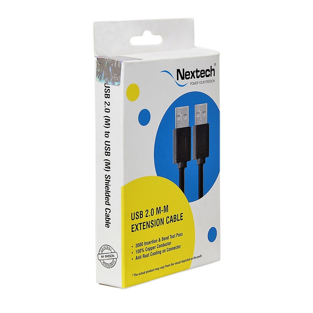 Cord USB Male to Male 1.5M Nextech