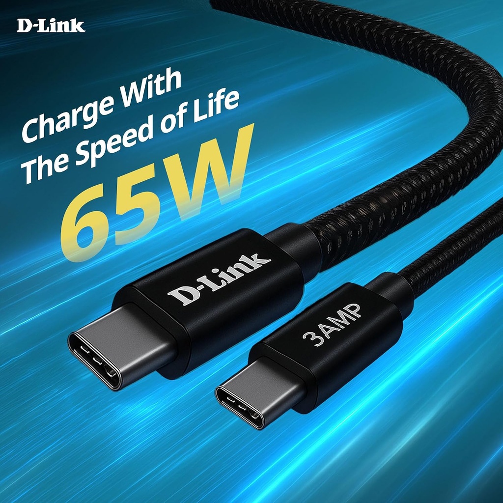 Cord Mobile Dlink Type C to Type C 1.5Mt 3A DPA-FC301