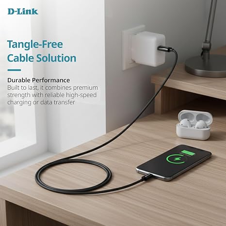 Cord Mobile Dlink Type C to Type C 1.5Mt 3A DPA-FC301