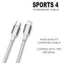 Cord Type C to Lightning Short PowerBank