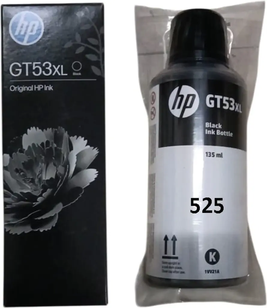 Cartridge Ink Bottle HP GT53xl 135ml Black
