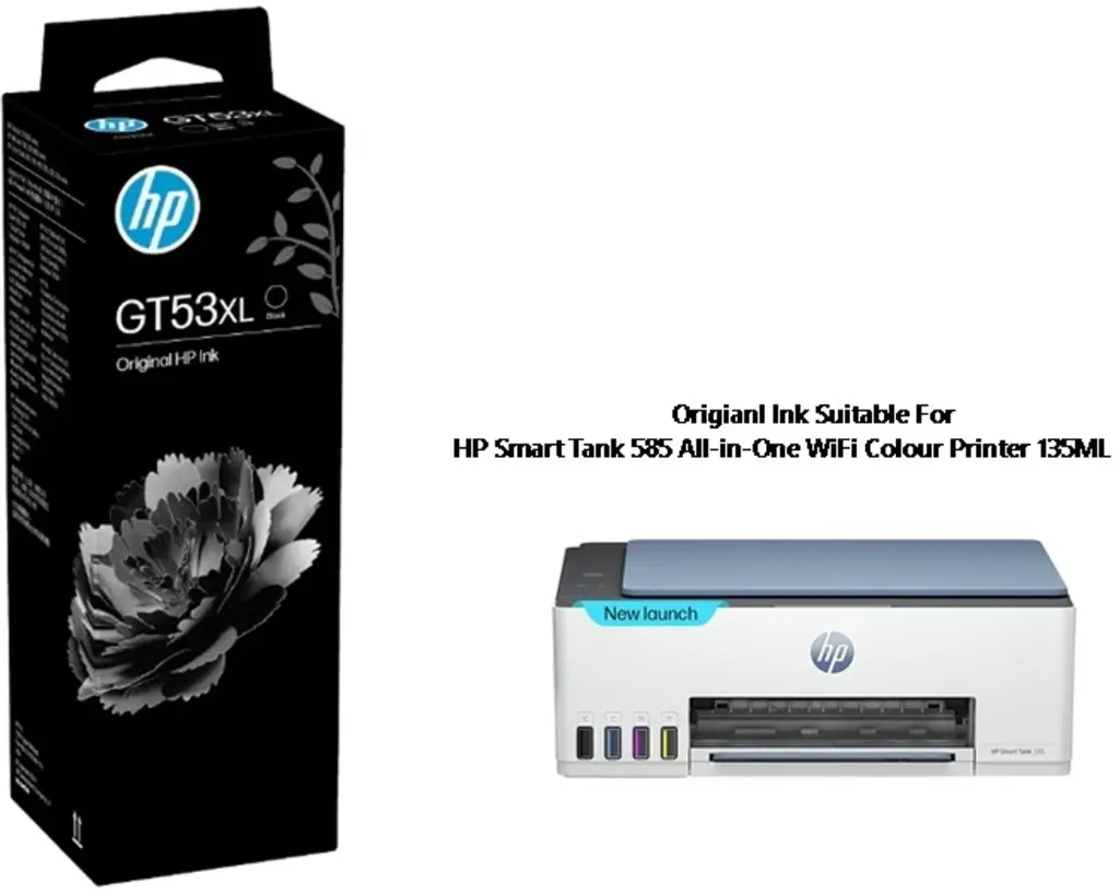 Cartridge Ink Bottle HP GT53xl 135ml Black