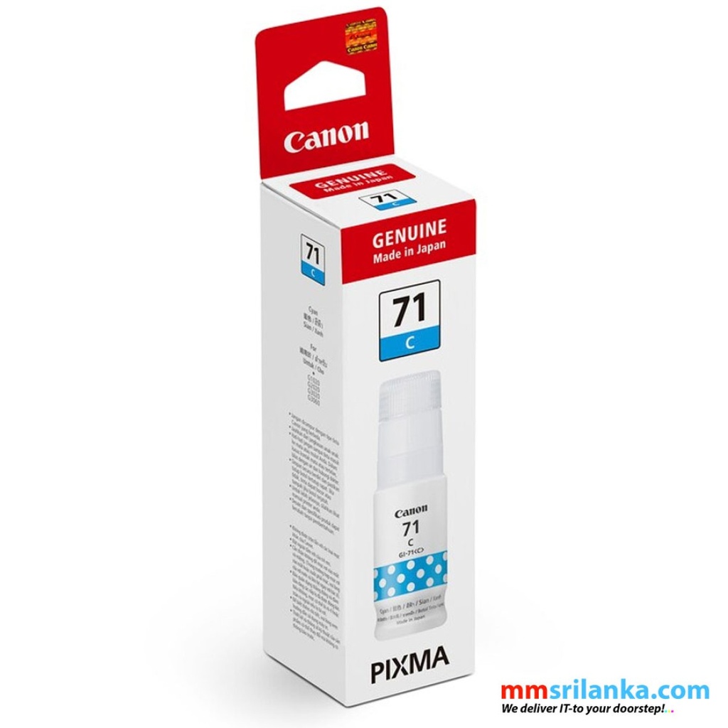 Cartridge Ink Bottle Canon GI-71 Cyan