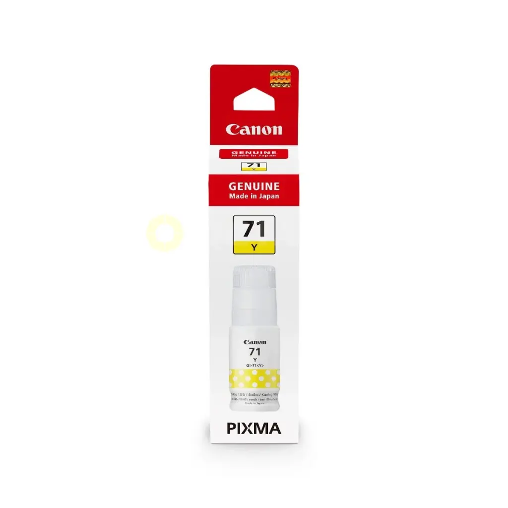 Cartridge Ink Bottle Canon GI-71 Yellow