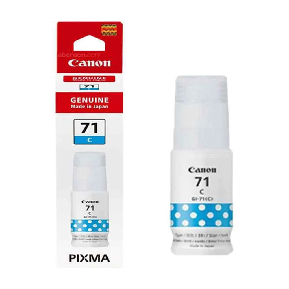 Cartridge Ink Bottle Canon GI-71 Cyan