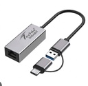 Convertor Techie Type C/USB to Lan Gigabit COVTC2