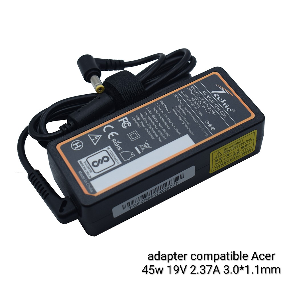 Adaptor Comp.Acer 19V 2.15A 45W Normal Pin