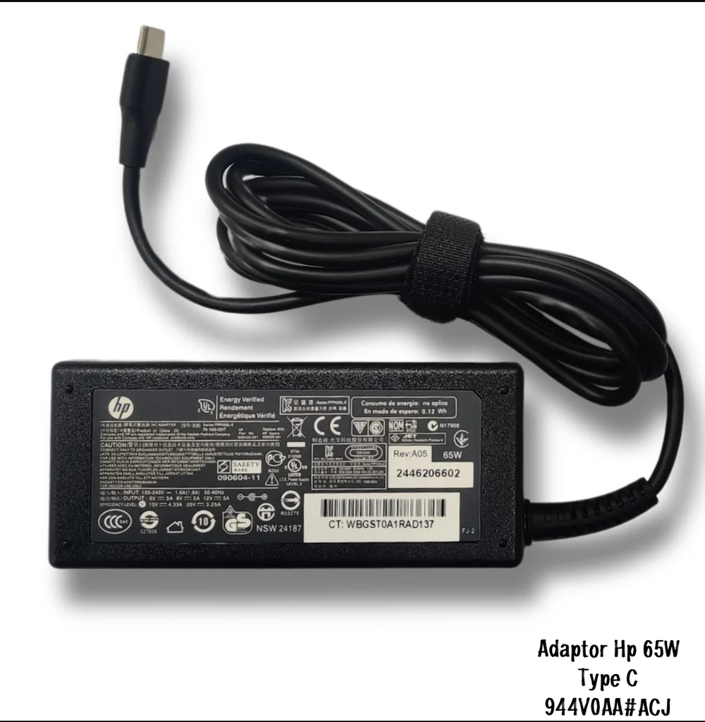 Adaptor HP 65W C Type