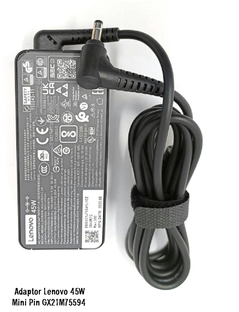 Adaptor Lenovo 45W Mini Pin