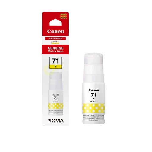 Cartridge Ink Bottle Canon GI-71 Yellow